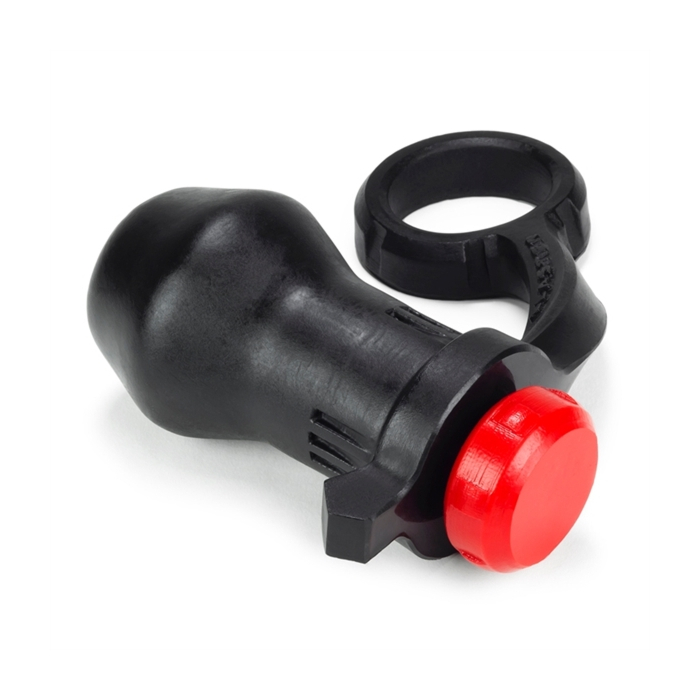 Σφήνα με δαχτυλίδι πέους Oxballs Blaster Asslock - Black & Red Stopper Combo
