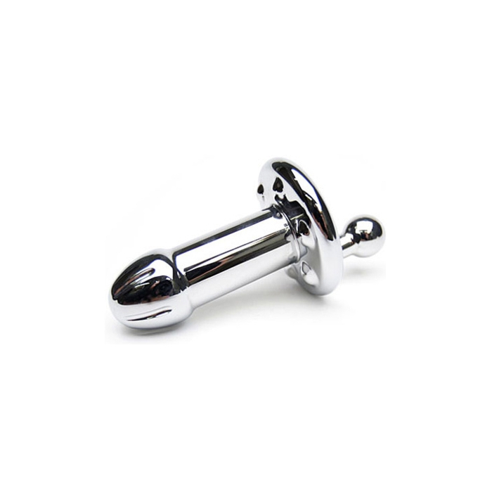 Black Label Stainless Steel Rotating Reamer Dildo