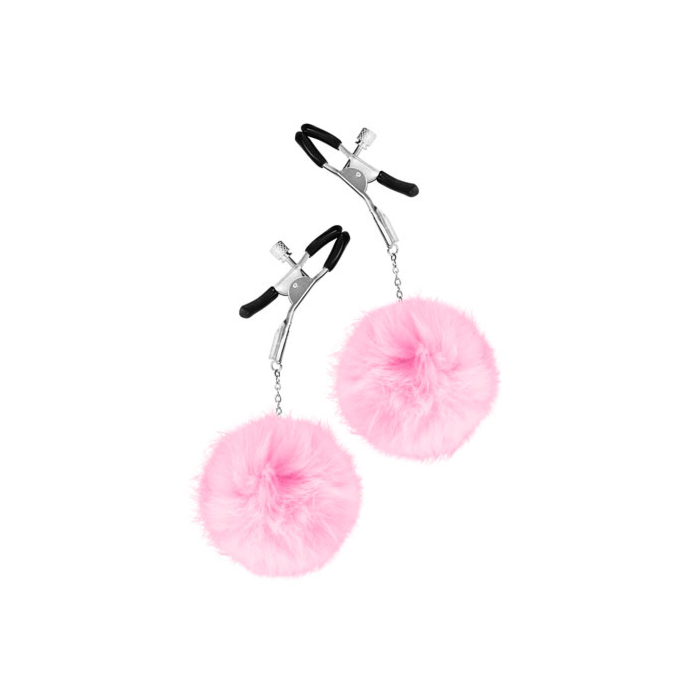 Σφιγκτήρες Θηλών Nipple Clamps Pinces A Seins (2pcs) - Ροζ