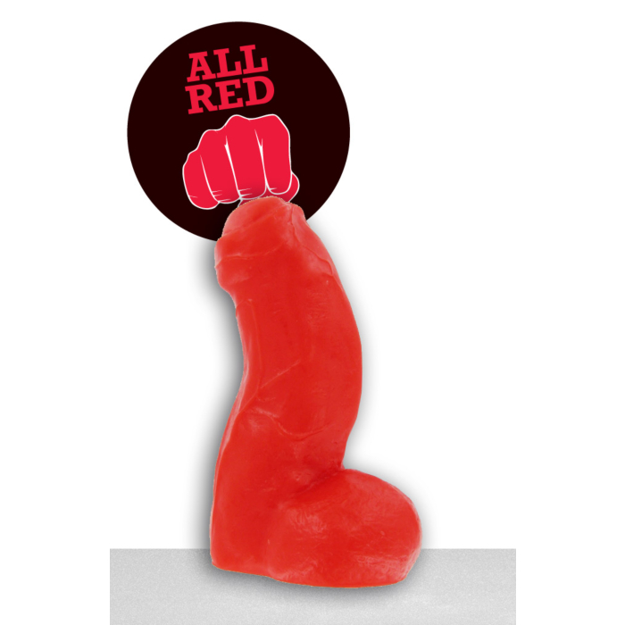 Ρεαλιστικό Ομοίωμα All Red - ABR 03 από All Black, Σιλικόνη, Κόκκινο