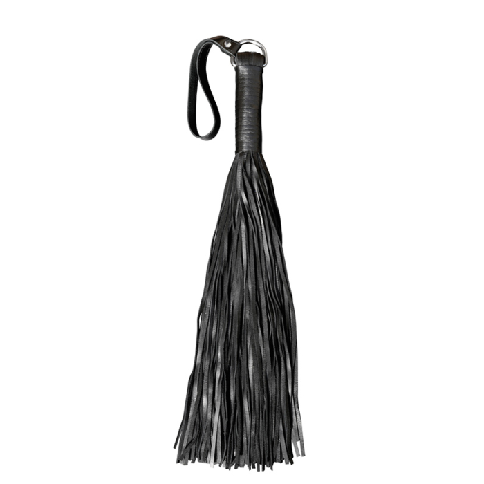 Leather Flogger Whip with 100 Strands 60cm