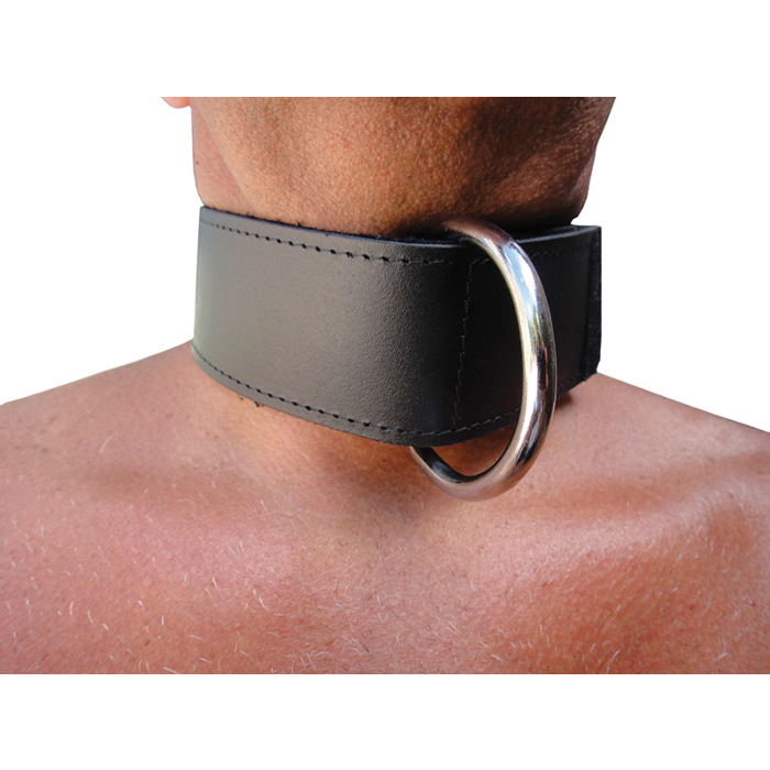 Δερμάτινο Κολάρο Velcro Leather BDSM Collar - Kiotos