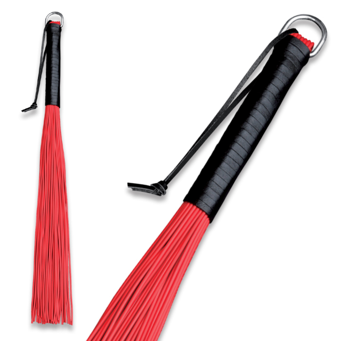 Kiotos Whip PVC Red 60cm