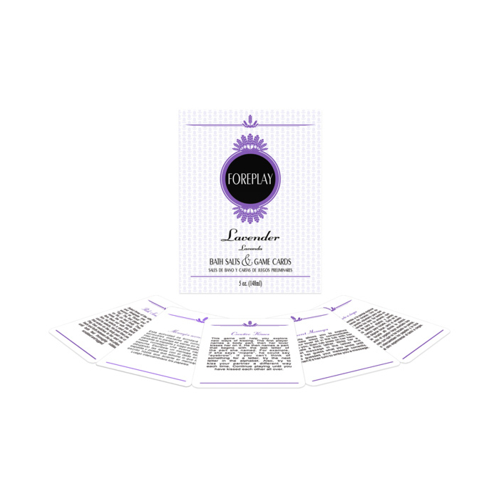 Kheper Games Lavender Foreplay Bath Salts & Game Cards