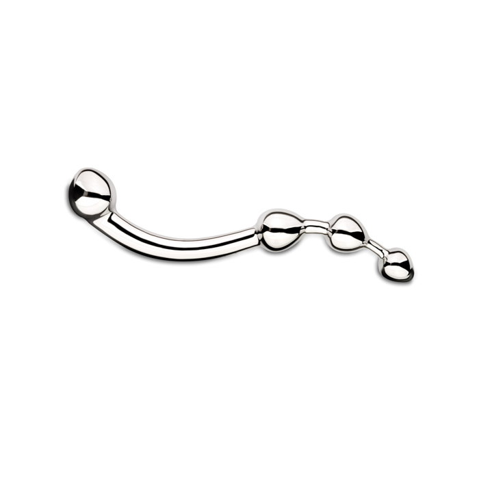 Njoy Fun Wand - G-Spot/Prostate Dildo - Silver