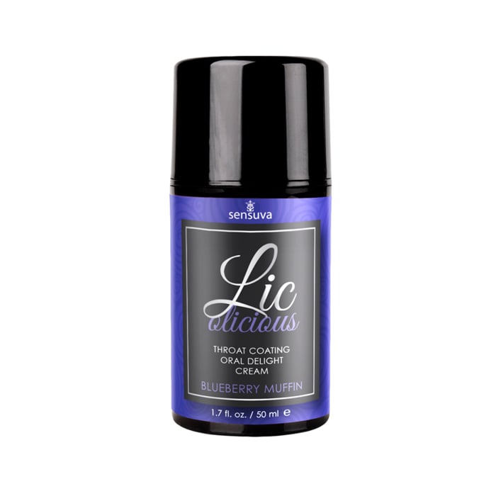 Sensuva - Lic-o-licious Oral Delight Cream Blueberry Muffin 50 ml