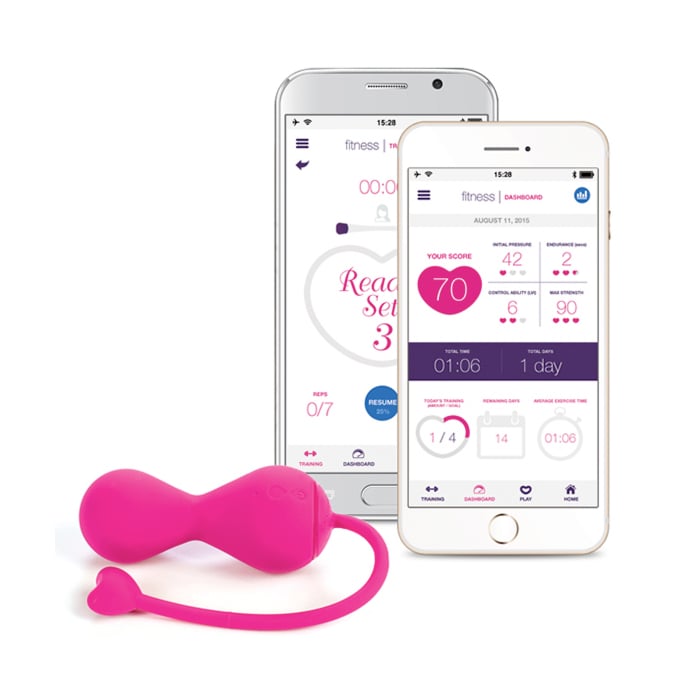 Kegel Δονούμενες Μπάλες Ενδυνάμωσης Κόλπου Lovelife Κrush
