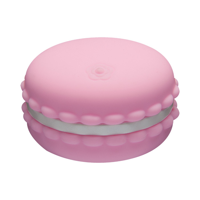 Δονητής Kawaii Massager σε σχήμα Μακαρόν - Ροζ 5.5 εκ.