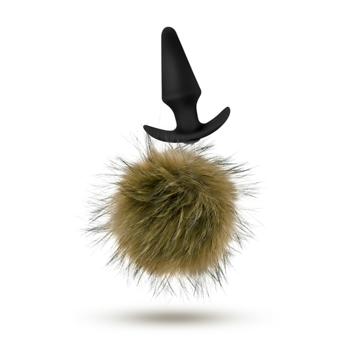 POM PLUGS FUR POM POM BROWN