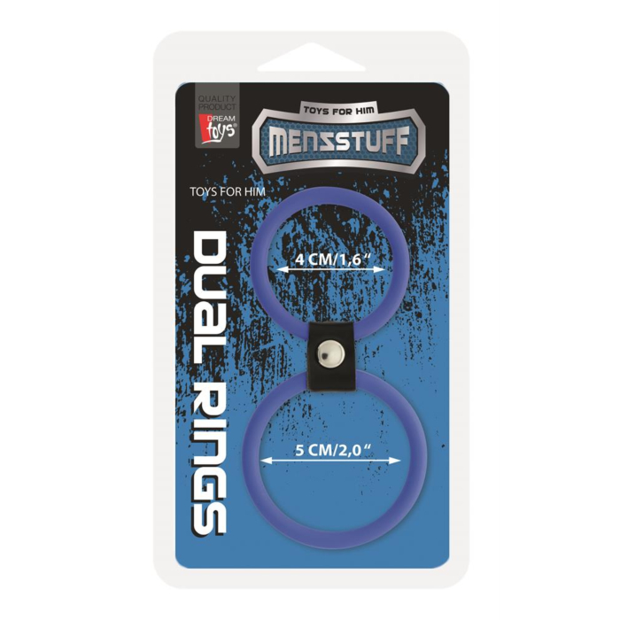 MENZSTUFF DUAL RINGS BLUE