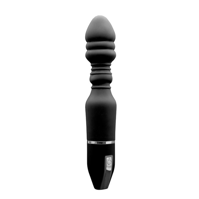 MENZSTUFF Anal Pleasure Vibrator 20 cm - Μαύρος Πρωκτικός Δονητής