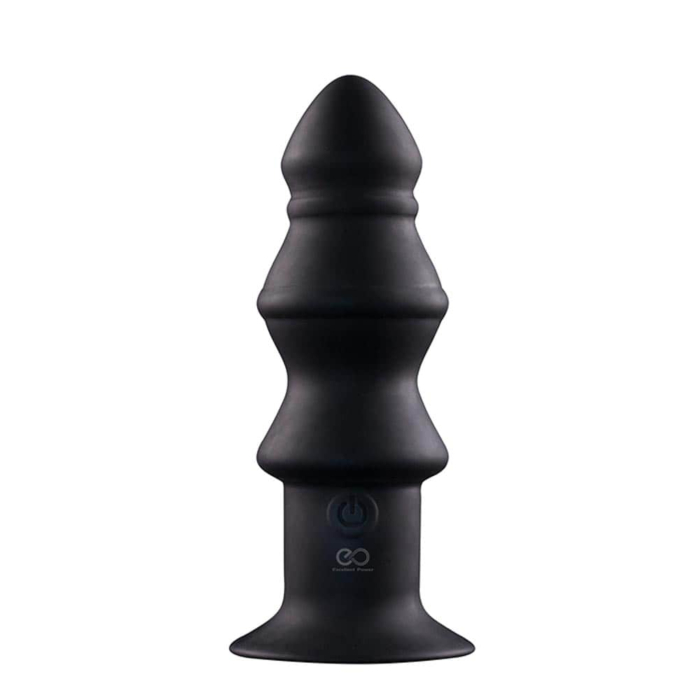 5INCH RECHARGEABLE BUTTPLUG BLACK