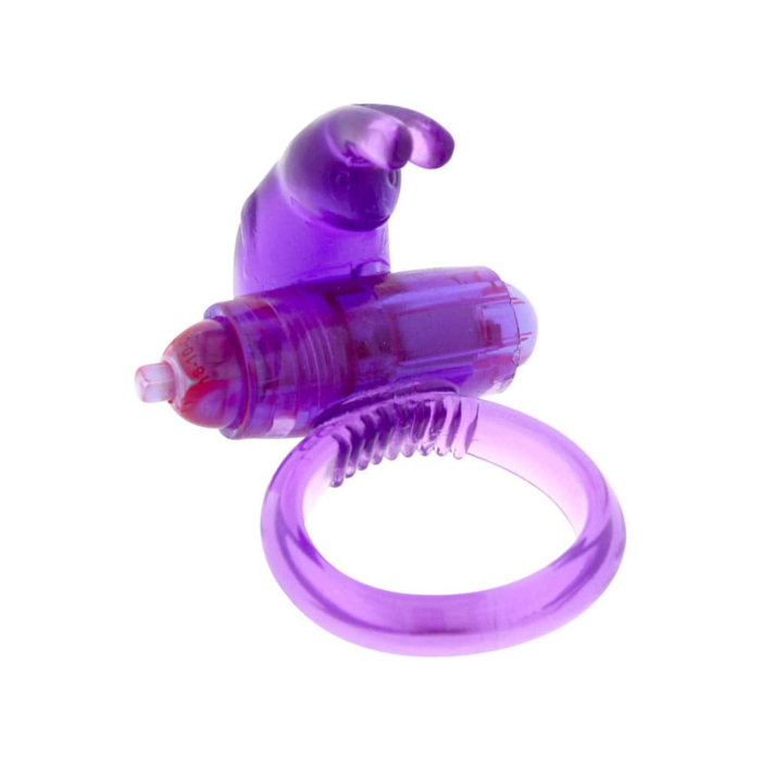 Rabbit Vibrating Cockring Purple