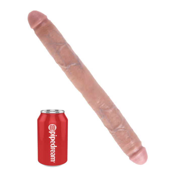 Ρεαλιστικό Διπλό Ομοίωμα Πέους King Cock Thick Double Dildo (40 cm)