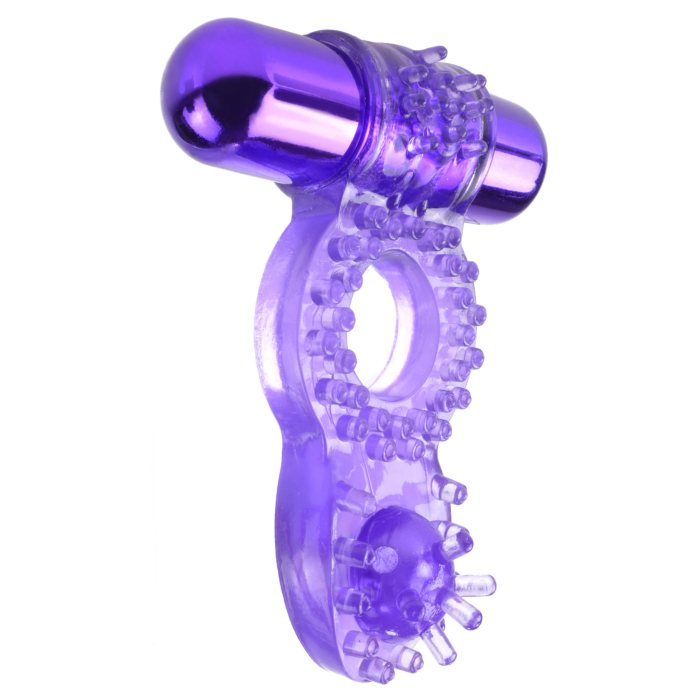 Δονούμενο Δαχτυλίδι Πέους Pipedream Fantasy C-Ringz Ball-Banger Cock Ring - Μωβ