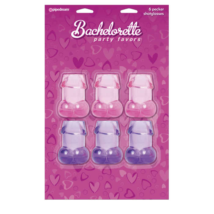 Bachelorette Party Favors  Pecker Shot Glasses