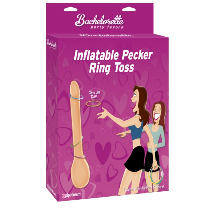 Bachelorette Party Favors Inflatable Pecker Ring Toss