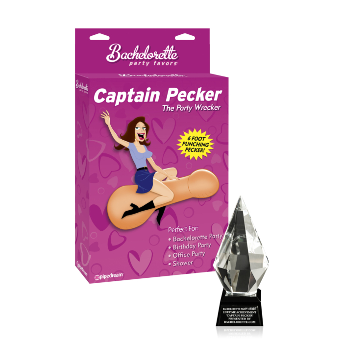 Bachelorette Party Favors  Captain Pecker  The Inflatable Party Pecker