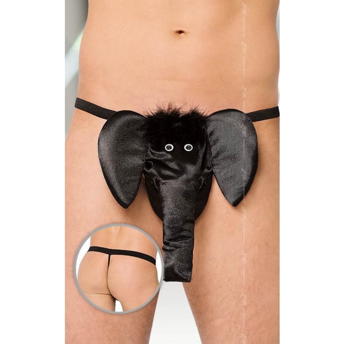 Αντρικό εσώρουχο Thong 4416 - Black - SL