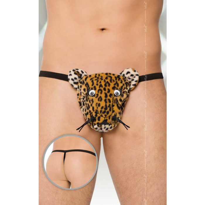 Αντρικό αστείο εσώρουχο Thongs 4510 - Panther S-L