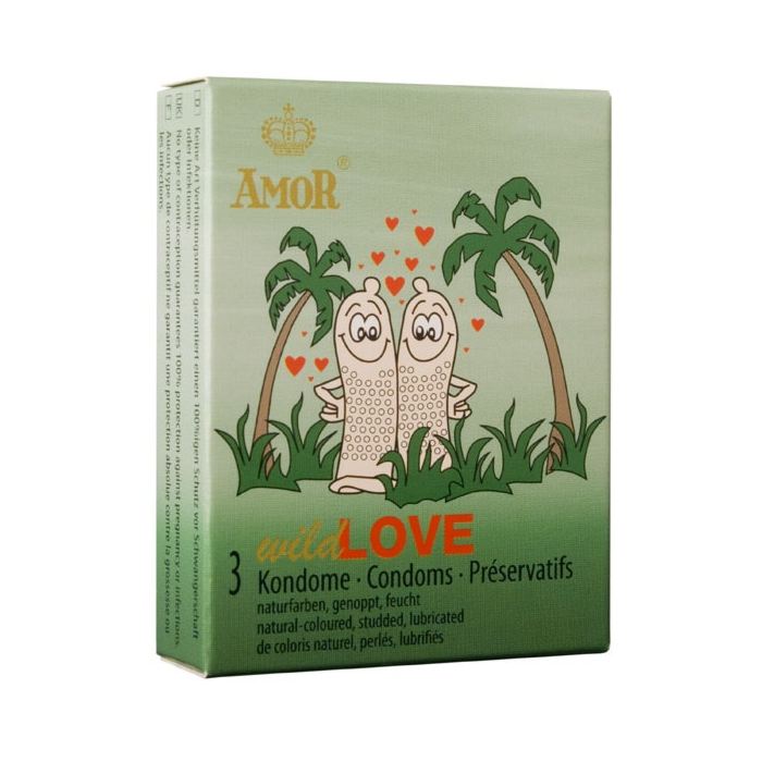 Προφυλακτικά AMOR Wild Love (3 pcs)