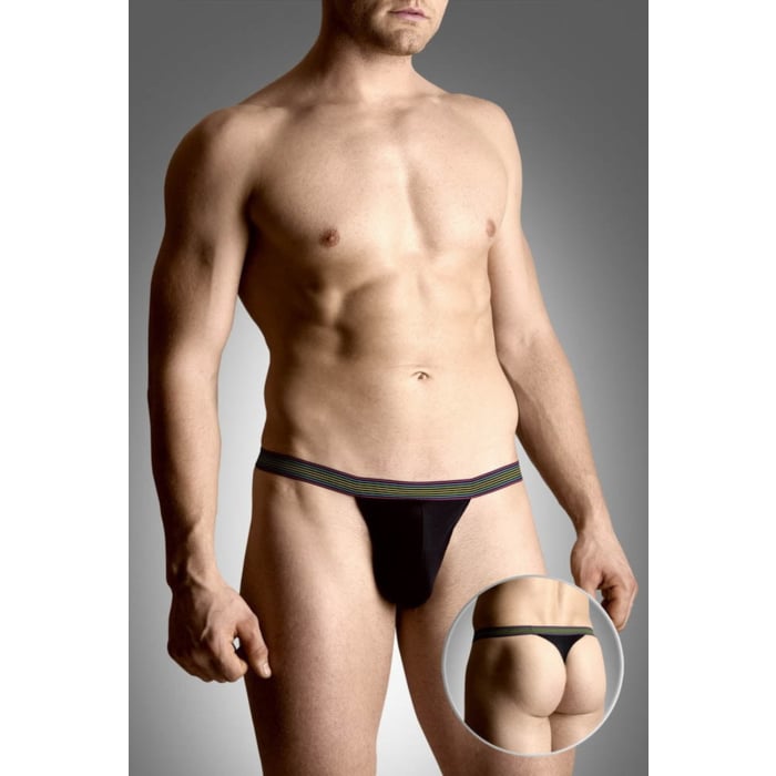 Mens thongs 4496 - black