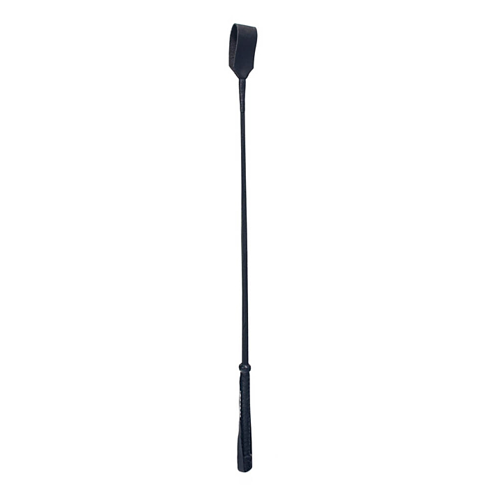 CROP POLISHED LEATHER BLACK 26 inch