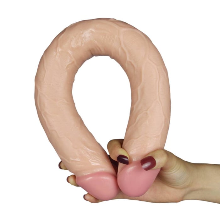 Διπλό Ομοίωμα Πέους Realistic Β Slim Ultra Double Dildo 44 cm - Lovetoy
