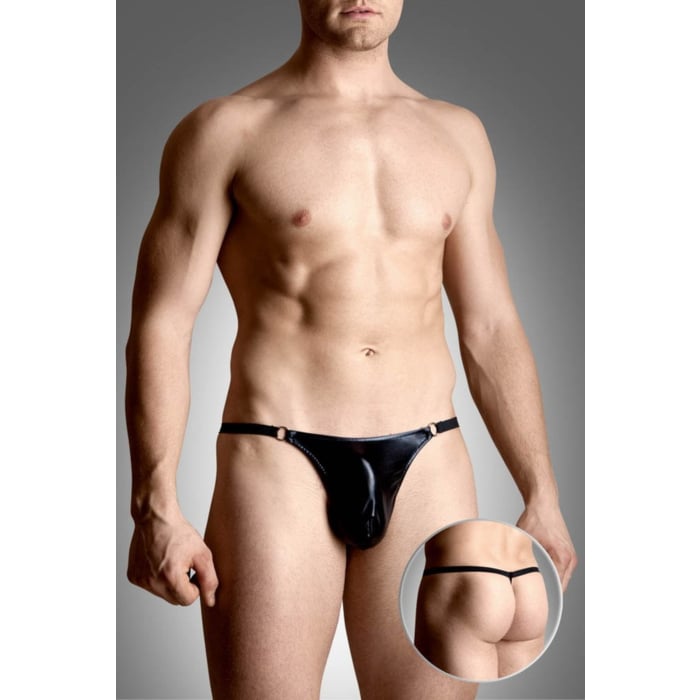 Mens thongs 4487 - Black SL