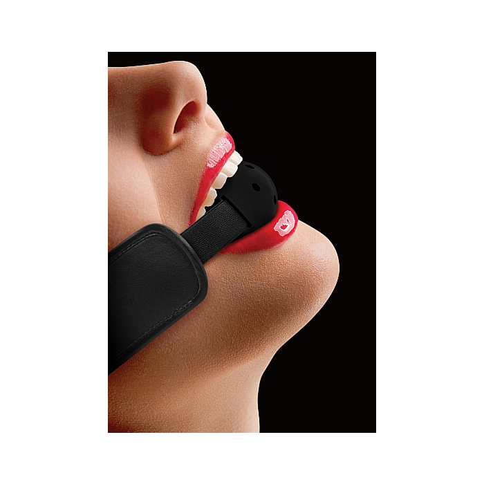 Ouch Brace Ball Gag - Black