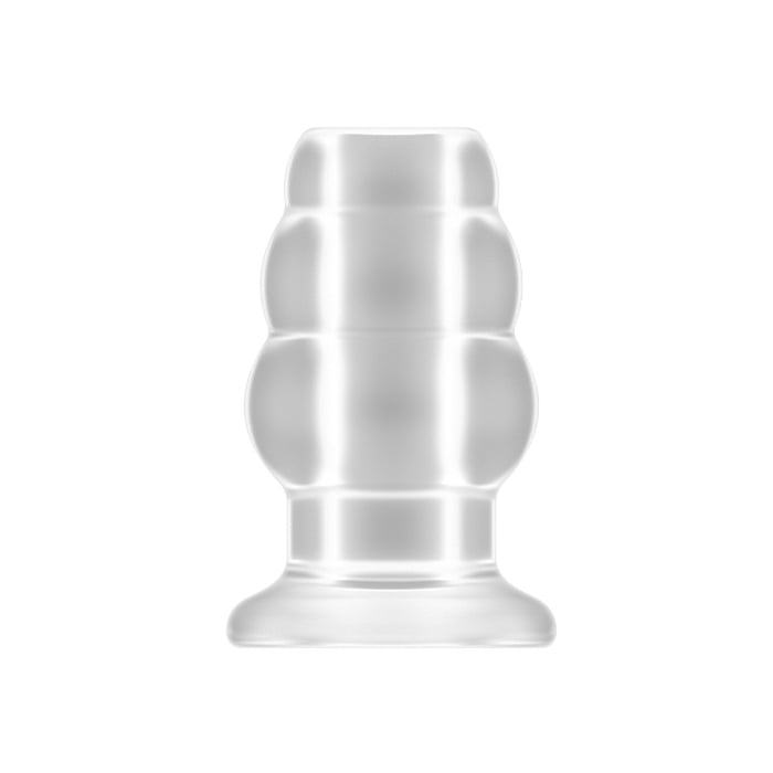 No.51 - Large Hollow Tunnel Butt Plug - 5 Inch - Translucent