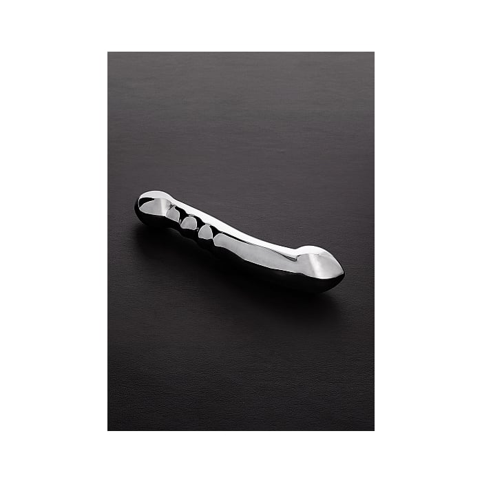 Μη Ρεαλιστικό Ομοίωμα Πέους Elegant Dual Dildo 27cm από Ανοξείδωτο Ατσάλι - Triune