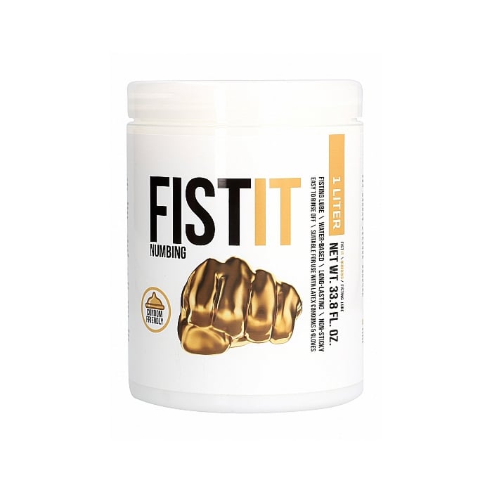 Χαλαρωτικό Πρωκτικό Λιπαντικό Fist It Numbing Water-Based Lubricant 1000ml - Shots Media