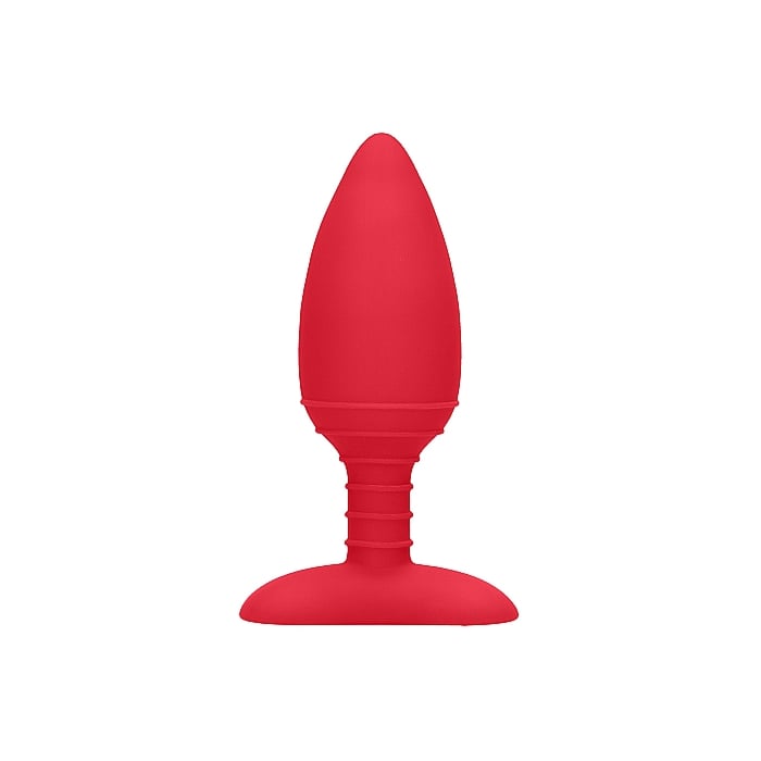Heating Anal Butt Plug - Glow - Red
