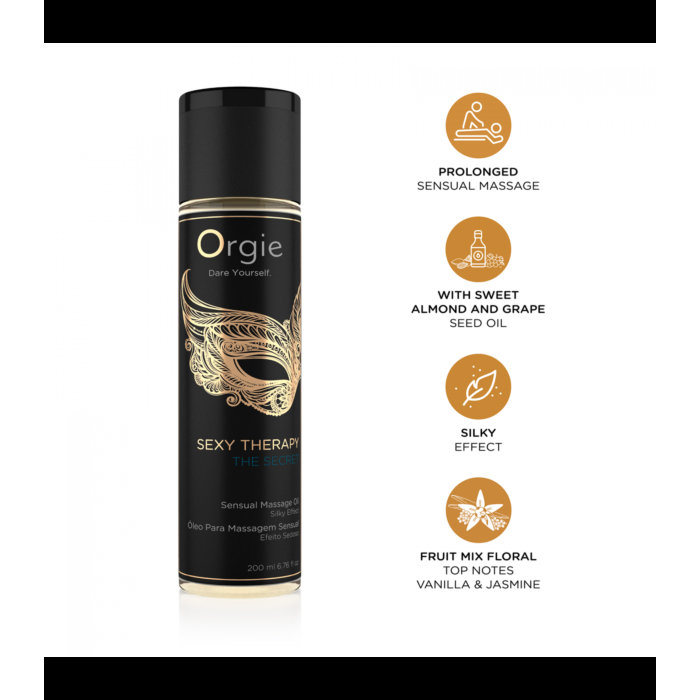 Orgie Sexy Therapy The Secret Sensual Massage Oil 200ml