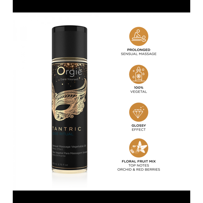 Λάδι Μασάζ Orgie Tantric Love Ritual 200 ml