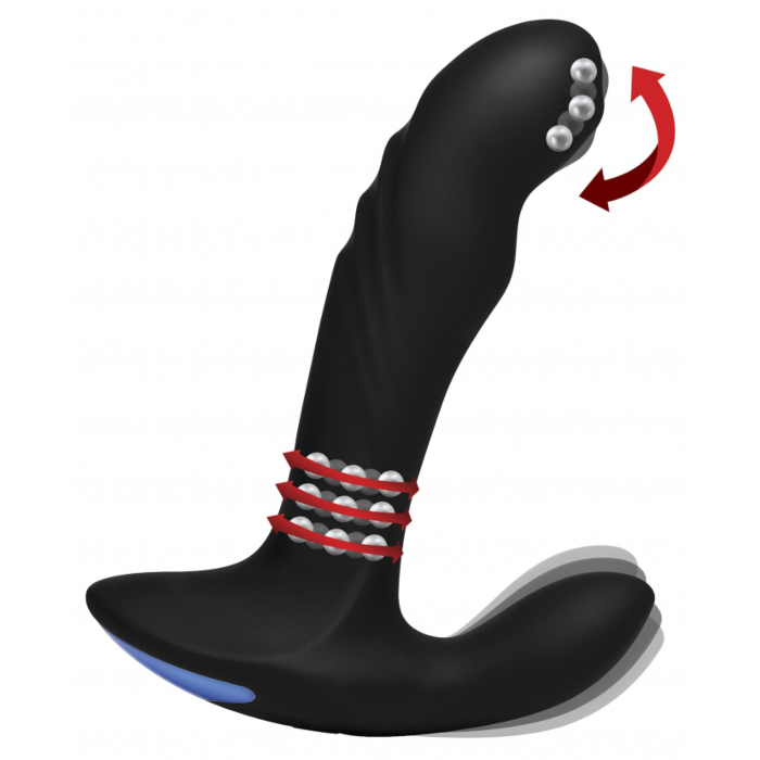 17X P-TRIGASM 3-in-1 Silicone Prostate Stimulator 