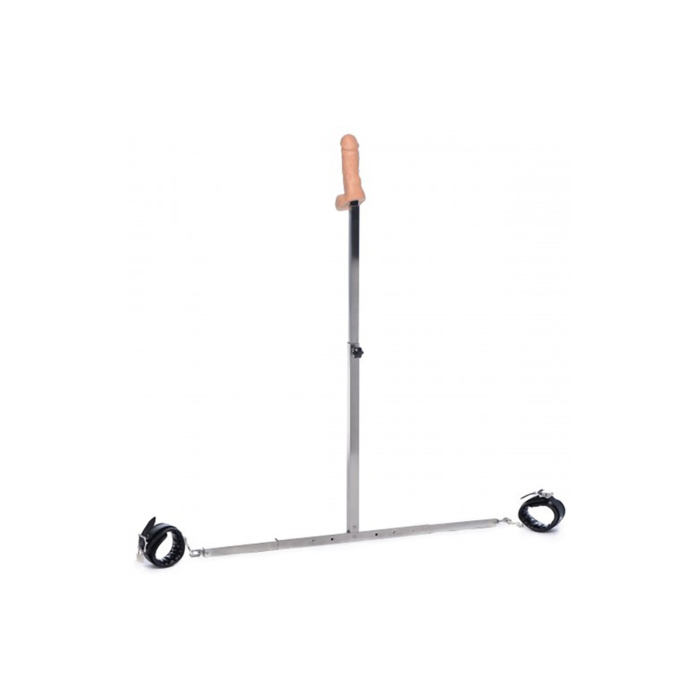 Squat Anal Impaler με Spreader Bar και Χειροπέδες
