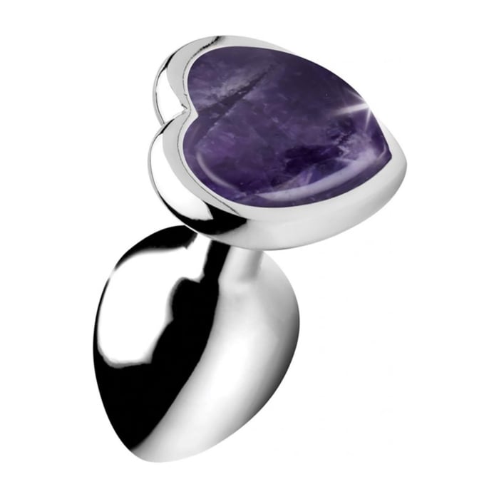 Μικρή Πρωκτική Σφήνα με Πετράδι Purple Heart - XR Brands