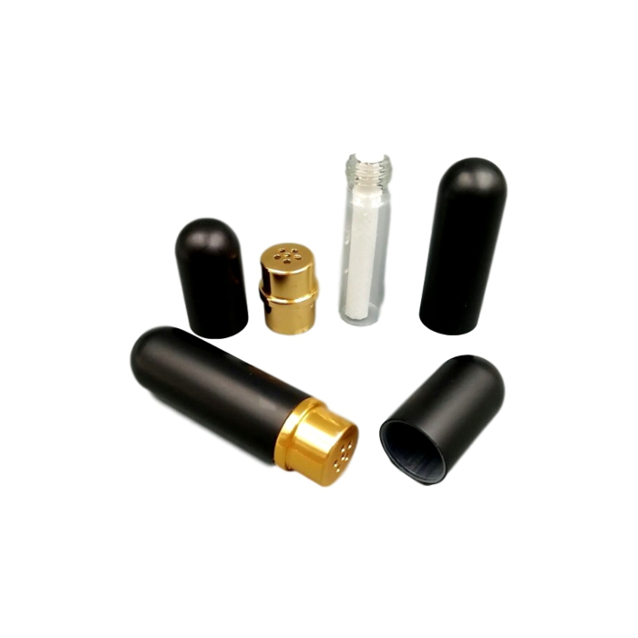 Aluminium Inhaler Popper Black