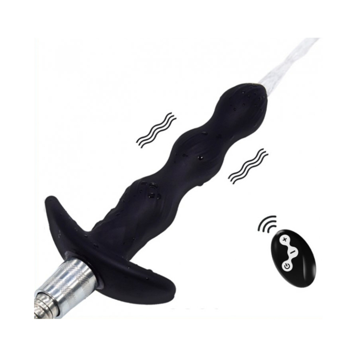 Δονούμενο Πρωκτικό Ντους Auto-Spray Enema Butt Plug - 14.5 x 3cm
