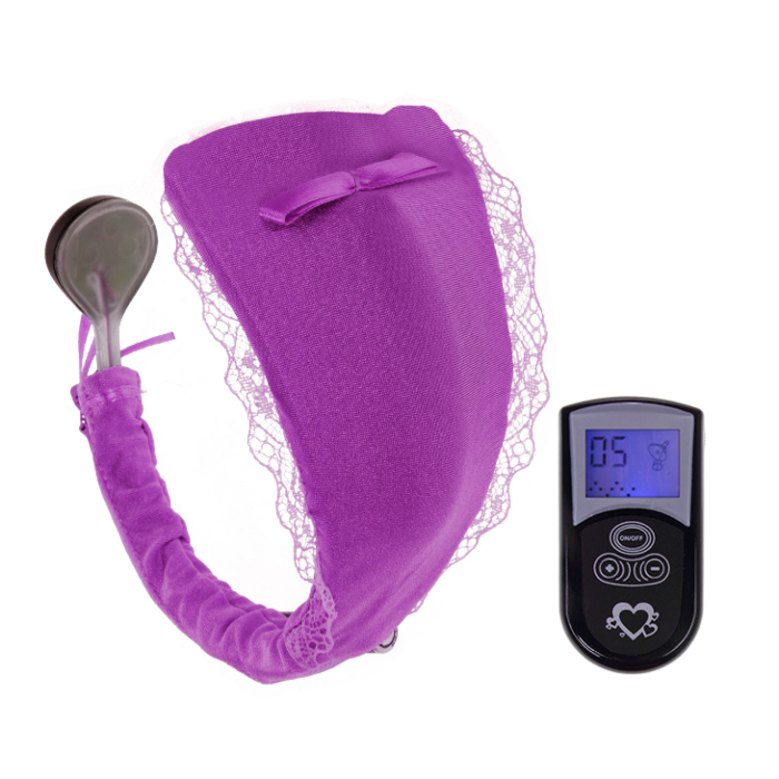 C-string invisible erotic underwear,10 speed vibration, wirless control