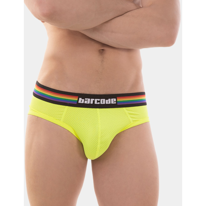 Barcode Berlin Pride Brief Neongreen 