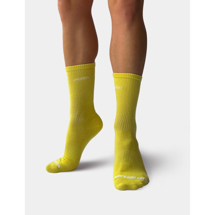 Barcode Berlin Proud Gym Socks Yellow