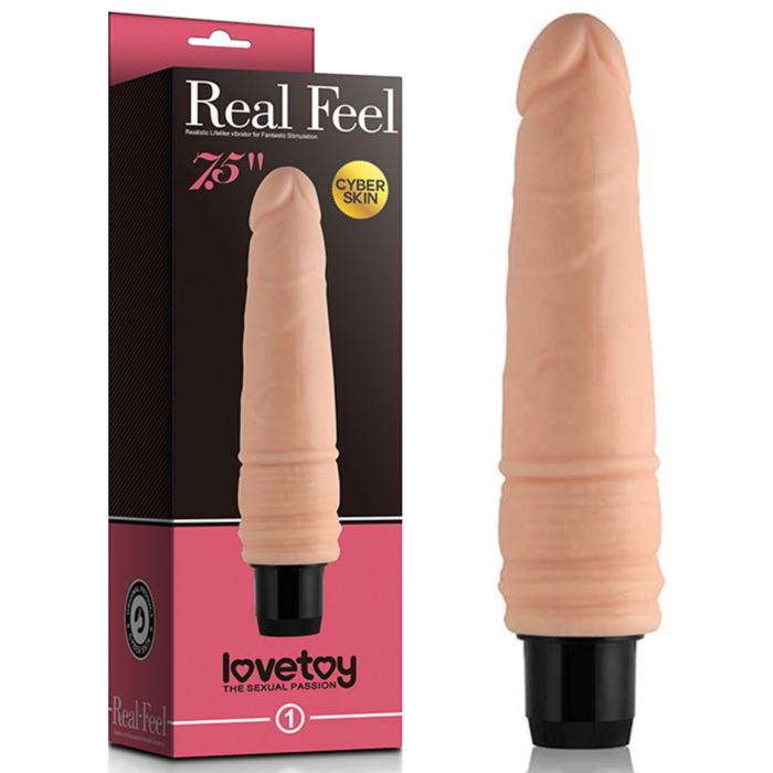 Ρεαλιστικός Δονητής Real Feel Cyberskin 19 εκ.- 1