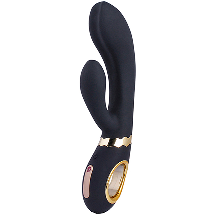 Δονητής g-spot Nomi Tang - Wild Rabbit 2 μαύρο-χρυσό