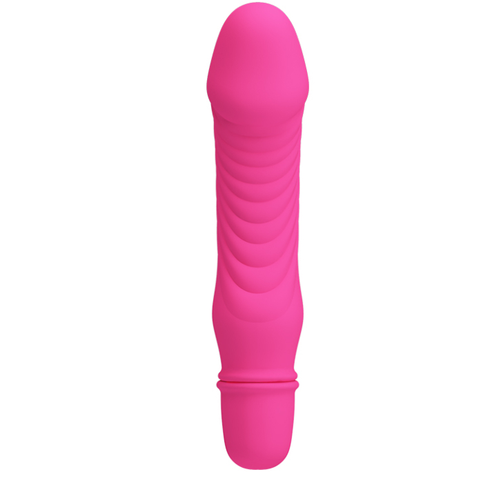 Κλασικός Δονητής Σιλικόνης Stev Vibrator με 10 Λειτουργίες (Φούξια) - Pretty Love