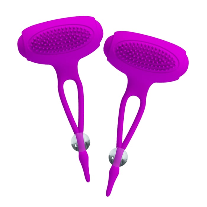 Pretty Love - Bancroft Silicone Vibrating Nipple Clamps