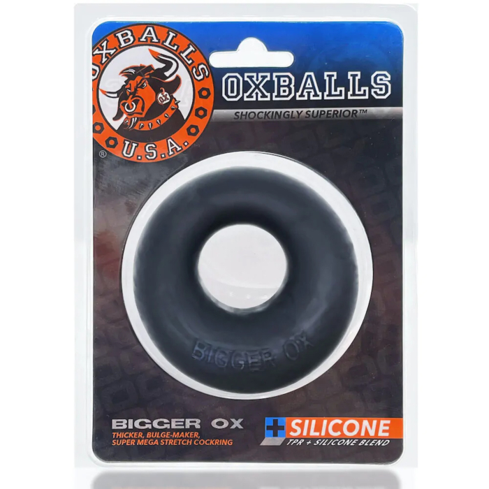 Cockring Silicone Bigger Ox Black