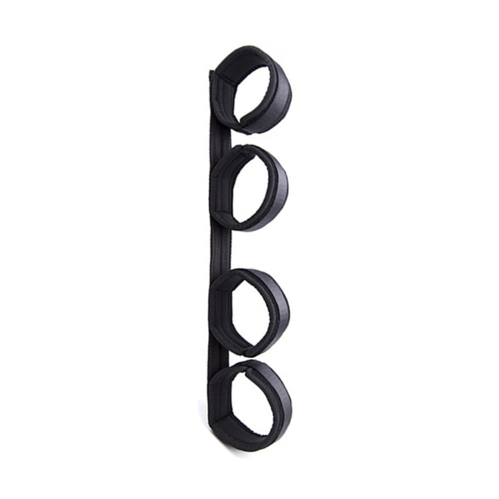 Black Nylon Spreader Bar with Handcuffs